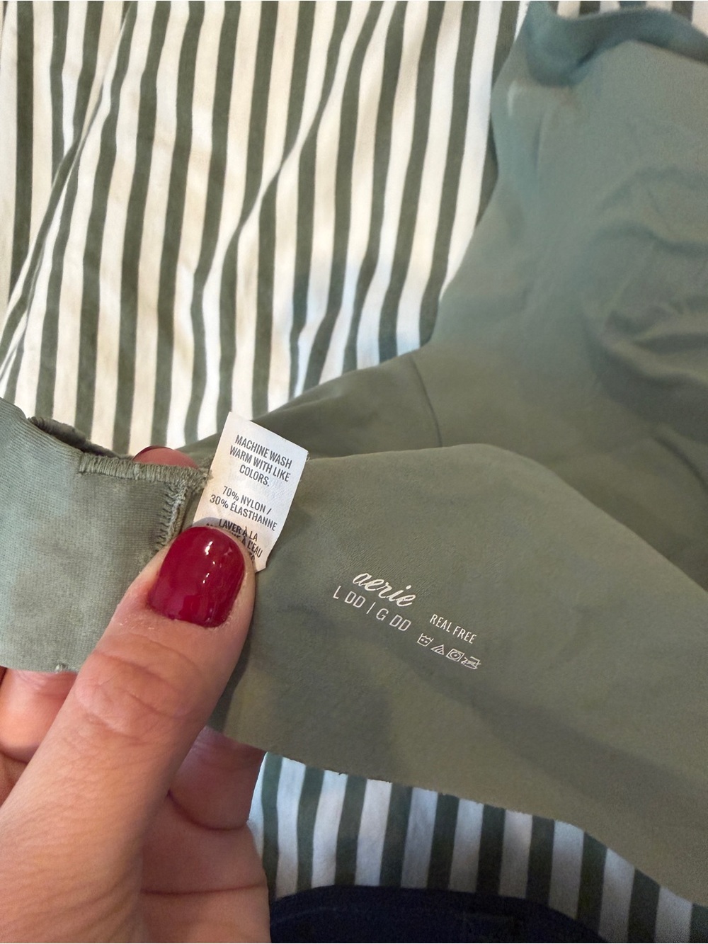 Aerie Seamless Wireless Olive Green Bra - Women Intimates - Picture 3 of 3